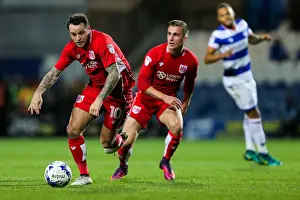 Bristol City's Lee Tomlin in Action against QPR at Loftus Road Stadium, 2016