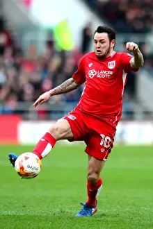 Bristol City's Lee Tomlin in Action during Sky Bet Championship Match against Burton Albion
