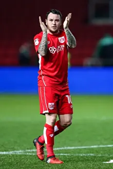 Bristol City V Brentford Prints: Bristol City's Lee Tomlin Appreciates Fans After 0-1 Loss to Brentford
