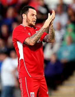 Images Dated 25th July 2016: Bristol City's Lee Tomlin Celebrates Goal Against Cheltenham Town, 2016
