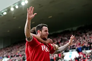Bristol City V Sheffield Wednesday Prints: Bristol City's Lee Tomlin Celebrates Goal Against Sheffield Wednesday in Sky Bet Championship (09/04/2016)