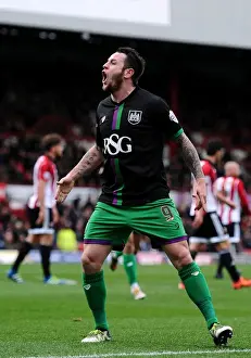 Bristol City's Lee Tomlin Celebrates Thrilling Goal Against Brentford in Sky Bet Championship