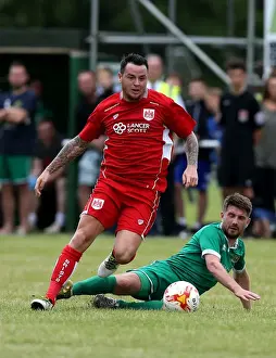 The Grove Prints: Bristol City's Lee Tomlin in Pre-Season Action Against Hengrove Athletic (July 2016)