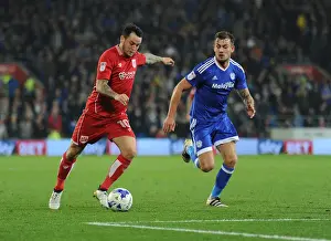 Cardiff City V Bristol City Prints: Bristol City's Lee Tomlin Scores Stunner at Cardiff City Stadium