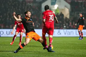 Bristol City V Sheffield Wednesday Prints: Bristol City's Lee Tomlin Wins Penalty Against Sheffield Wednesday