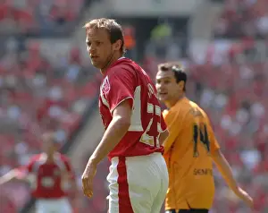Play Off Final Prints: Bristol City's Lee Trundle Celebrates Play-Off Final Victory