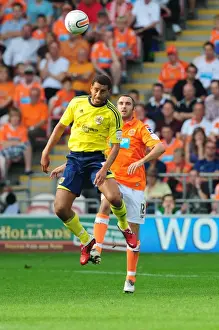 Blackpool V Bristol City Prints: Bristol City's Lewin Nyatanga Clears the Ball in League Cup Match against Blackpool - October 1