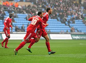 Coventry City V Bristol City Prints: Bristol City's Lewin Nyatanga Scores His Second Goal vs. Coventry City (05/03/2011)