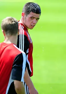 Pre-season Training Prints: Bristol City's Lewis Carey in Focus: Pre-Season Training Intensity