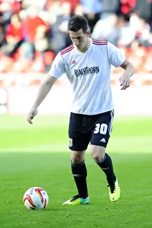 Bristol City's Lewis Dunk in Action Against Crystal Palace and Fulham, 2013