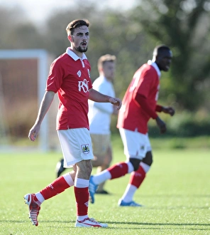 Bristol City's Lewis Hall in Action at Training