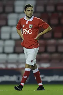 Bristol City U21s V Crystal Palace U21s Prints: Bristol City's Lewis Hall in Action: U21s Face Crystal Palace at Ashton Gate