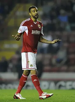 Round 2 Prints: Bristol City's Liam Fontaine in Action during Bristol City vs