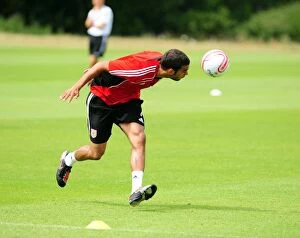 Images Dated 6th July 2010: Bristol City's Liam Fontaine: Focused during Pre-Season Training
