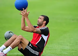 Framed Print : Bristol City's Liam Fontaine in Pre-Season Training Focus