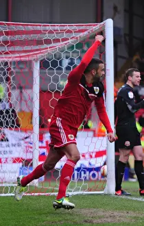 Bristol City V Barnsley Prints: Bristol City's Liam Fontaine Scores the Decisive Goal: 2-0 vs Barnsley