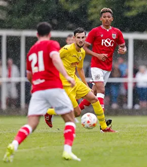 Bristol City's Lloyd Kelly in Action during Pre-Season Community Match vs. Brislington