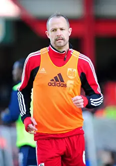Bristol City's Louis Carey in Action during the Npower Championship match against Huddersfield Town at Ashton Gate, 2013