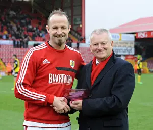 Bristol City V Watford FA Cup Prints: Bristol City's Louis Carey Breaks Appearance Record: Steve Lansdown's Proud Moment at Ashton Gate (FA Cup)