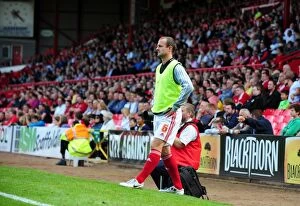 Images Dated 24th September 2011: Bristol City's Louis Carey Focused during Championship Match against Hull City at Ashton Gate