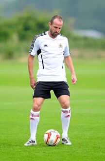Images Dated 28th June 2013: Bristol City's Louis Carey Kicks Off Pre-Season Training