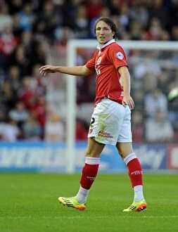 Images Dated 19th August 2014: Bristol City's Luke Ayling in Action at Ashton Gate, 2014 - Football Match