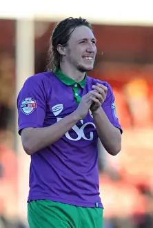 Crawley Town V Bristol City Prints: Bristol City's Luke Ayling in Action at Crawley Town's Broadfield Stadium