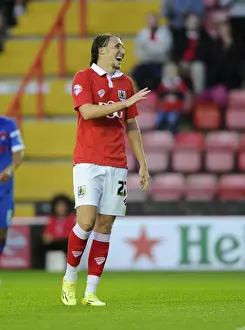 Bristol City V Leyton Orient Prints: Bristol City's Luke Ayling in Action Against Leyton Orient (August 19, 2014)