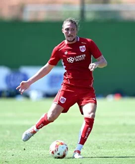 Images Dated 22nd July 2016: Bristol City's Luke Ayling in Action against UCAM during Pre-season Friendly at La Manga Training