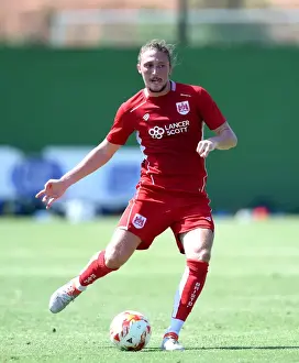 Friendly Prints: Bristol City's Luke Ayling in Action against UCAM during Pre-season Friendly at La Manga Training Ground