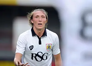 Bristol City's Luke Ayling in Pre-Season Action Against Cheltenham Town, 2014