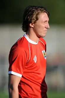 Weston V Bristol City Prints: Bristol City's Luke Ayling in Pre-Season Action at Weston Super Mare's Woodspring Stadium (09)
