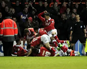 Framed Print : Bristol City's Luke Ayling Scores the Game-Winning Goal Against Crawley Town in Sky Bet League One: Celebration at Ashton Gate Framed Print : Bristol City's Luke Ayling Scores the Game-Winning Goal Against Crawley Town in Sky Bet League One: Celebration at Ashton Gate