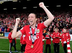Bristol City's Luke Ayling Scores the Winning Goal Against Walsall in Sky Bet League One, May 2015