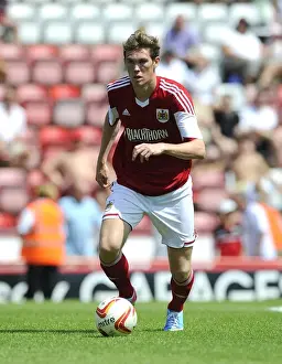 Bristol City's Luke Dobie Goes Head-to-Head with Glasgow Rangers at Ashton Gate Stadium (2013)