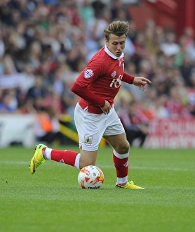 Bristol City's Luke Freeman in Action at Ashton Gate, September 2014