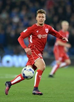 Images Dated 14th October 2016: Bristol City's Luke Freeman in Action Against Cardiff City, October 14, 2016