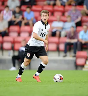 Bristol City's Luke Freeman in Action against Cheltenham Town, 2014