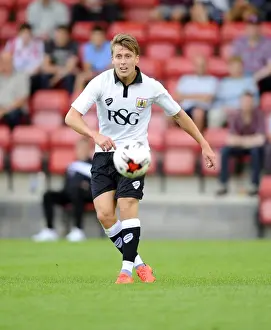 Pre Season Prints: Bristol City's Luke Freeman in Action Against Cheltenham Town (2014)