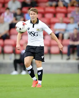 Bristol City's Luke Freeman in Action against Cheltenham Town (2014)