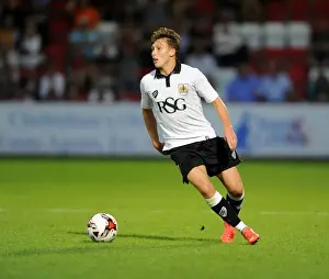 Whaddon Road Prints: Bristol City's Luke Freeman in Action against Cheltenham Town (2014)