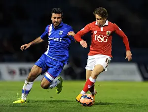 Gillingham V Bristol City Prints: Bristol City's Luke Freeman in Action at FA Cup Round One: Gillingham vs