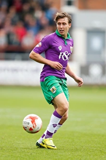Fleetwood Town V Bristol City Prints: Bristol City's Luke Freeman in Action against Fleetwood Town, 2014