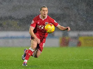 Framed Print : Bristol City's Luke Freeman in Action Against Huddersfield Town, Sky Bet Championship (December 12, 2015)
