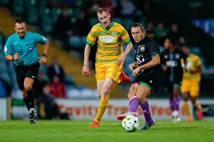 Framed Print : Bristol City's Luke Freeman in Action during Pre-Season Friendly against Yeovil Town, July 2015