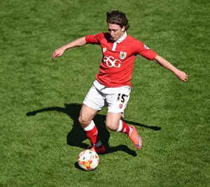 Celebration Prints: Bristol City's Luke Freeman Celebrates Goal Against Coventry City