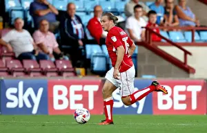Glanford Park Prints: Bristol City's Luke Freeman Charges Forward in EFL Cup Clash Against Scunthorpe United