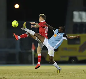 Botswana Prints: Bristol City's Luke Freeman Faces Off Against Botswana Defender During Pre-Season Tour