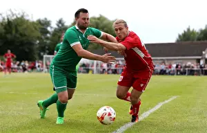 Pre Season Prints: Bristol City's Luke Freeman Faces Off Against Hengrove Athletic's Luke Crewe in Pre-Season Friendly