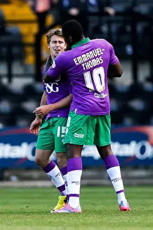 Notts County V Bristol City Prints: Bristol City's Luke Freeman and Jay Emmanuel-Thomas Celebrate Winning Goal vs Notts County (31st August 2014)